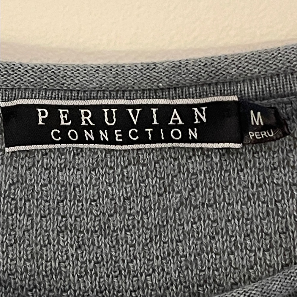 Peruvian Connection NWT Sullivan Pullover Iced Bl… - image 2